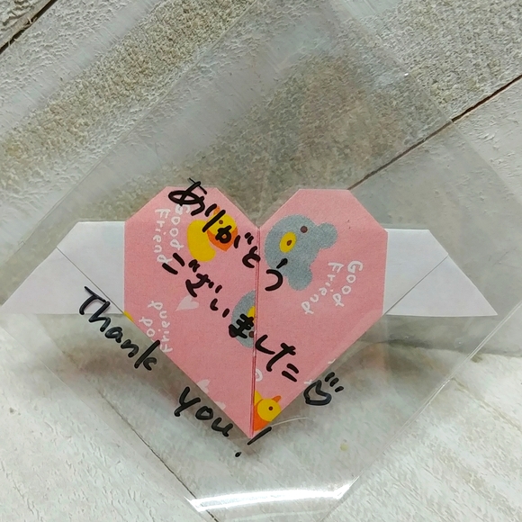 NEW Sanrio My Melody Charm from Japan with Origami Heart - Picture 5 of 5